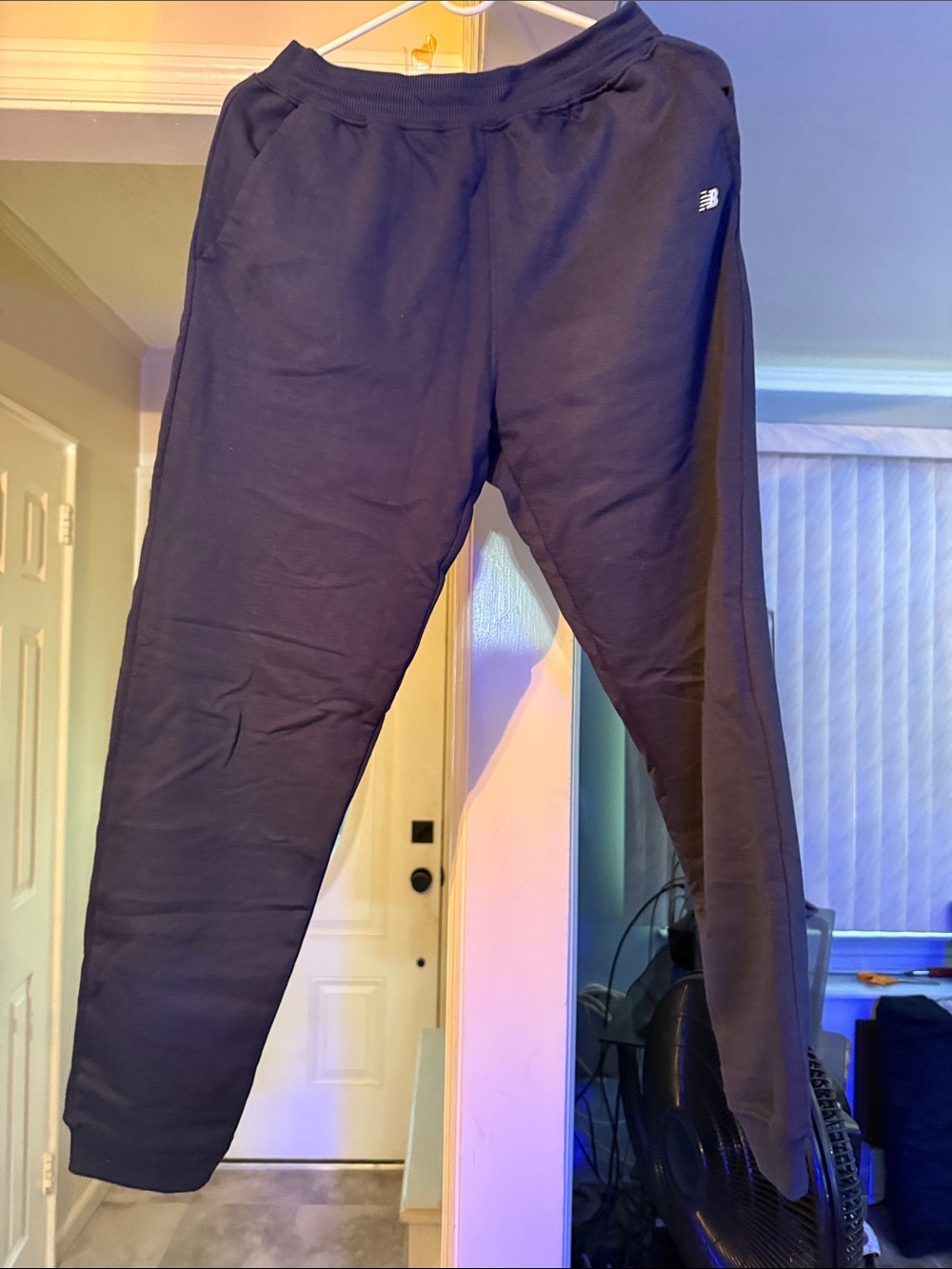 New Balance Boys Dark Navy Sweatpants with Logo XXL(18/20)